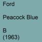 Preview: Ford, Peacock Blue, B (1963).